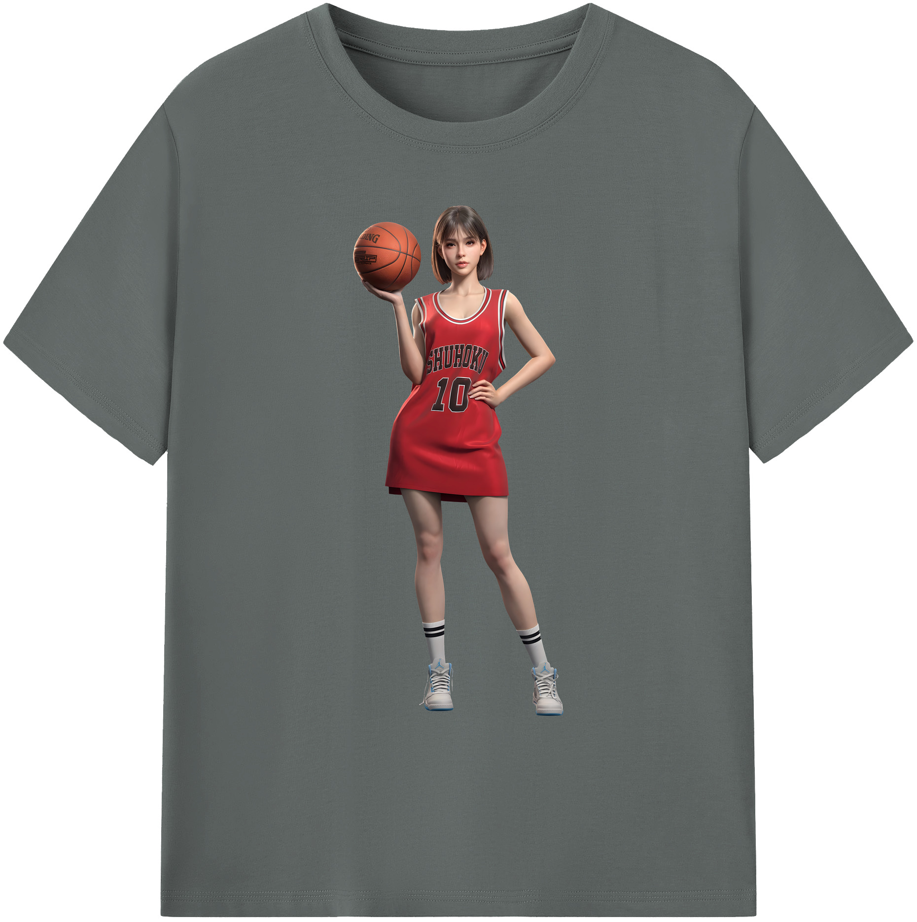 （画像用） SLAM DUNK／スラムダンク 綿100％ メンズ半袖Tシャツ｜肌触りやわらか＆通気性